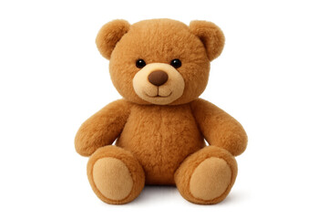 Obraz premium Teddy bear toy sitting isolated transparent background