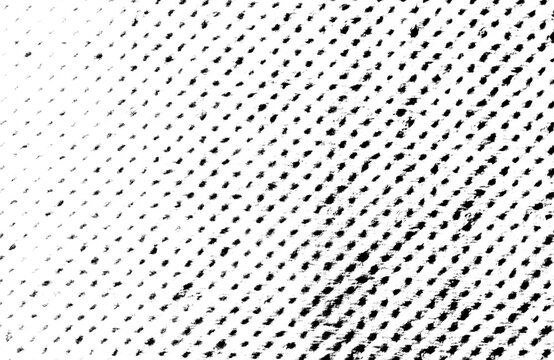 Irregular grunge dot pattern with bold, diagonal flow and distressed texture on a transparent background.