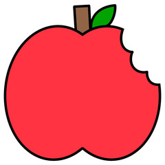 bitten apple