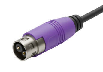 Isolated cable connector for audio equipment to transmit electrical signals or data signals