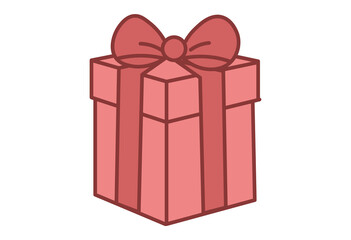 Valentine Gift Set with Heart, Flowers, and Love Message Illustration