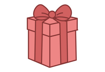 Valentine Gift Set with Heart, Flowers, and Love Message Illustration