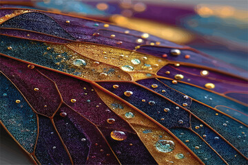 Abstract Micro Pattern Inspired by Butterfly Wing Texture