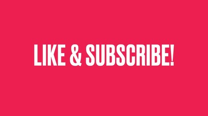 Like and subscribe youtube call to action cta outro animated text animation kinetic moving subscriber comment
