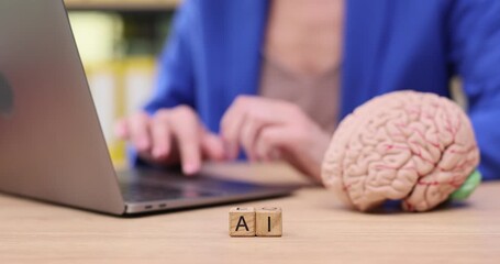 Exploring the connection between human thought and artificial intelligence in a creative workspace - Powered by Adobe