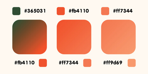 Gradient collection, shiny rainbow hologram. Holographic foil texture, blue, pink, brown gradation. Catalog of samples palettes in RGB HEX. Vector set for frame, border, other design.