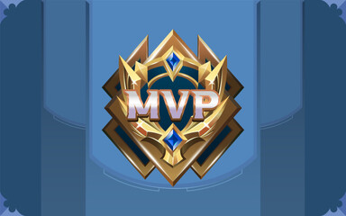 Most valuable Player Achievement Game Badge © Cahya