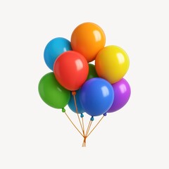 Colorful balloons for joyful celebrations.