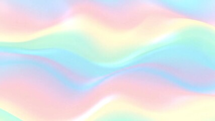 Soft holographic pastel gradient flowing abstract background animation footage - Powered by Adobe