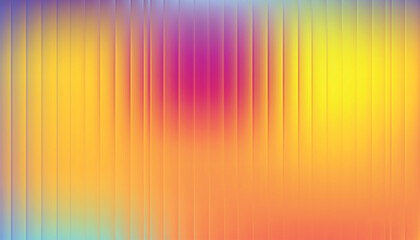 Abstract vertical lines and shapes in shades of green and teal with a dark silhouette