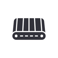 Conveyor Belt Production Line Solid Style Factory Transport