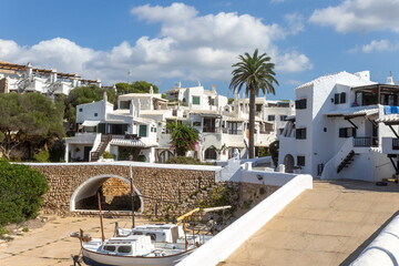 Fototapeta premium View of the Menorcan village of Binibeca Vell