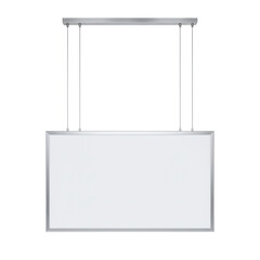 Blank horizontal hanging sign mockup