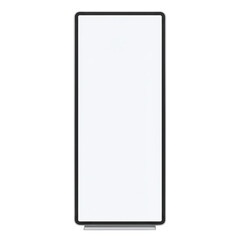 Blank vertical digital sign mockup isolated