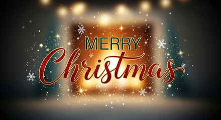 Warm and inviting Merry Christmas greeting with a cozy fireplace, soft bokeh lights, and falling snowflakes, perfect for festive holiday celebrations and seasonal wishes