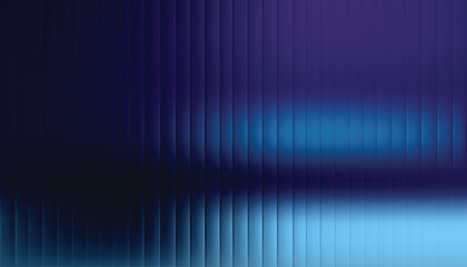 Abstract vertical stripes of deep blue and light blue create a gradient effect with a blurred background
