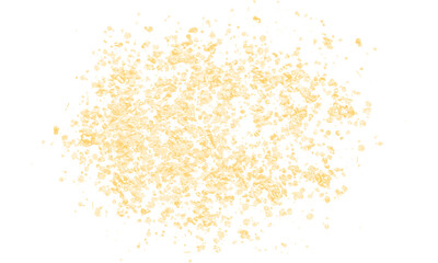 Abstract Gold Speckle Pattern on Transparent Background