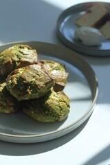 抹茶と小豆のスコーン