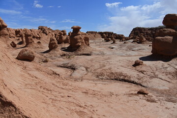 Licht und Schatten im Goblin Valley State Park	