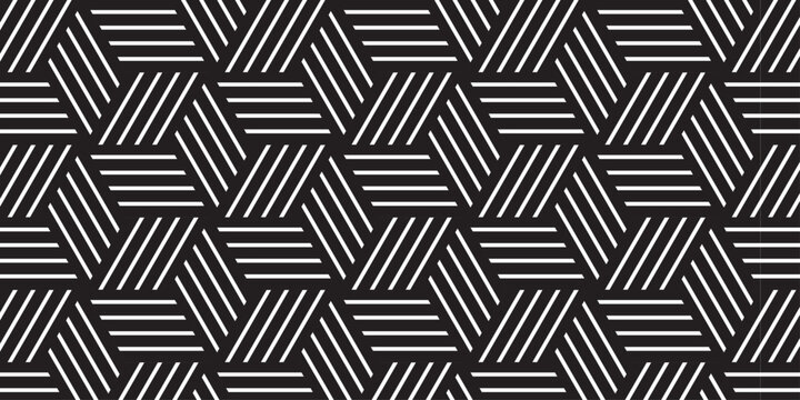 seamless repeat grid triangle geometric hexagon type cube fabric pattern shapes cover template design.	
