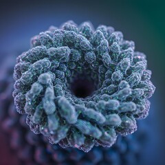 Macro Harmony: Iridescent Micro Textures Swirling in Subtle Synchronicity, Evoking the Enigmatic Beauty and Infinite Allure of Ubiquityfluxes in Nature