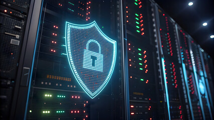 Digital shield protects data in server room