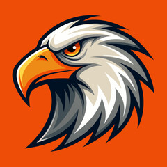 Obraz premium Eagle Head Logo Mascot Vector Illustration