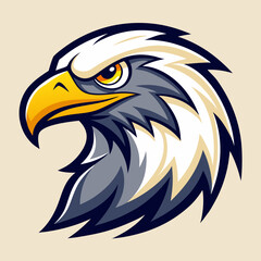 Obraz premium Eagle Head Logo Mascot Vector Illustration