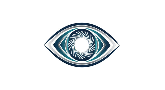 Big Brother eye logo design with intricate details and vibrant colors.