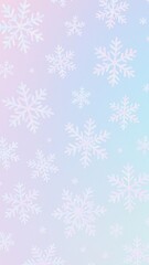 Pastel snowflakes winter wonderland mobile wallpaper