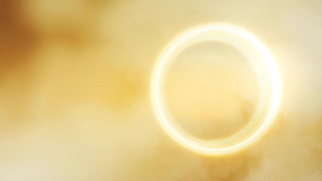 禅のイメージ　サークルライトの背景動画