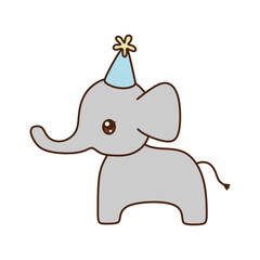 circus elephant vector illustration