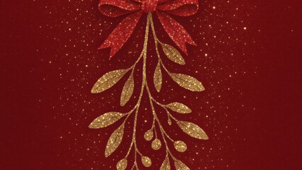 Festive glittering red elegance desktop wallpaper