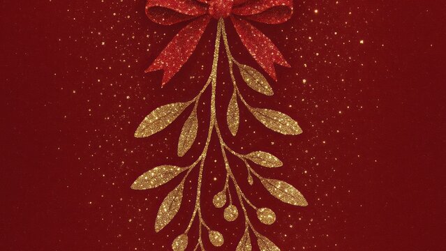 Festive glittering red elegance desktop wallpaper