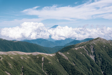 Obraz premium 日本の山岳風景