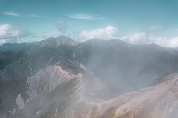 日本の山岳風景