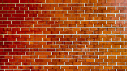 Red brick wall texture background, brick wall texture for interior or exterior design backdrop.