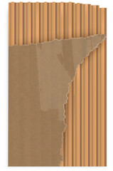 Obraz premium Brown Corrugated Carton