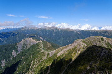 日本の山岳風景