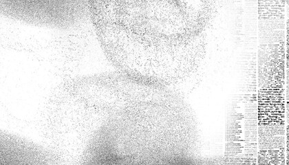 Overlay old white newspaper paper grunge vintage background. Grunge halftone style