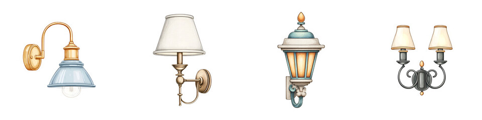 Vintage Wall Sconces: Elegant Interior Lighting Collection