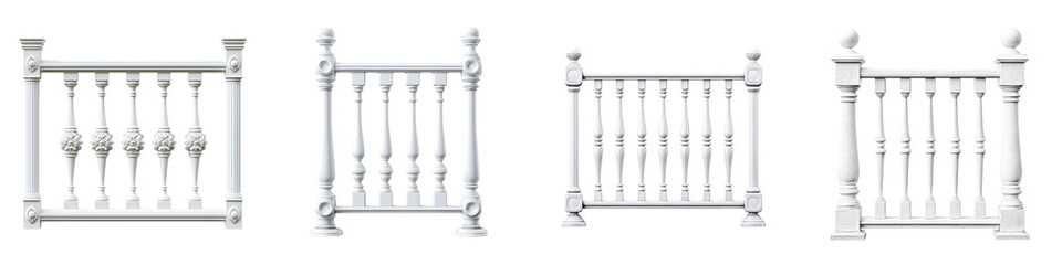 Balustrade Railing Collection: Decorative Architectural Elements
