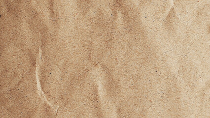 Abstract crumpled and creased recycle brown paper texture background. Vector idea