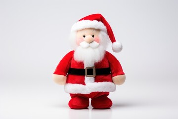 A Christmas santa claus plush decoration christmas white cute.