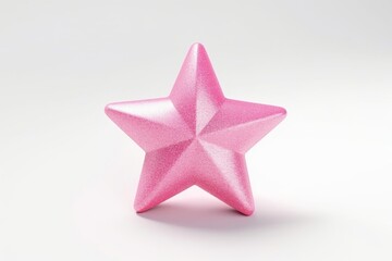 Obraz premium Star white background celebration simplicity.