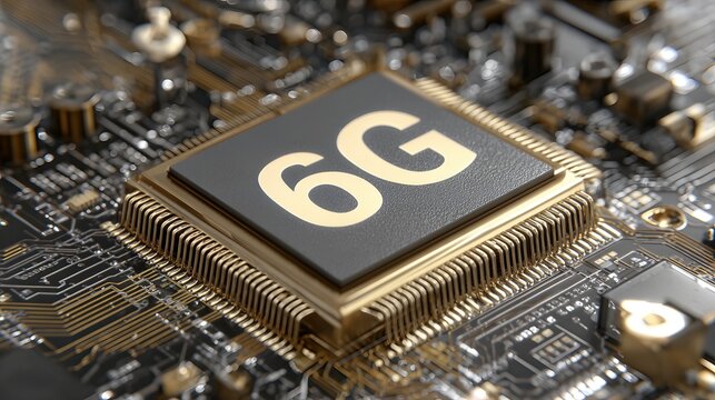 Exploring Advanced Technology With a Close-Up of a 6G Circuit Board