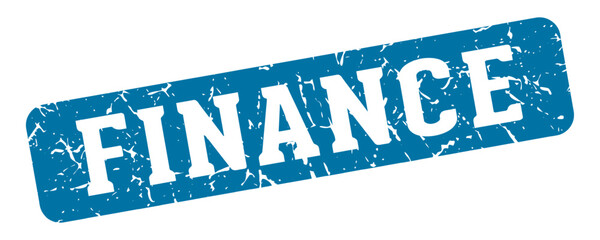 finance rectangular sign. finance stamp