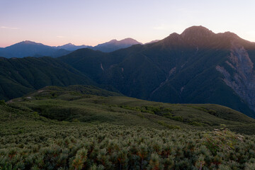 日本の山岳風景