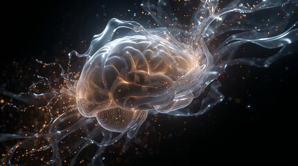 Cerebro digital de plata líquida