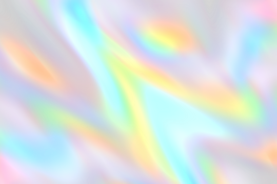 Abstract pastel iridescent holographic background with soft light effect isolated on transparent background - Powered by Adobe